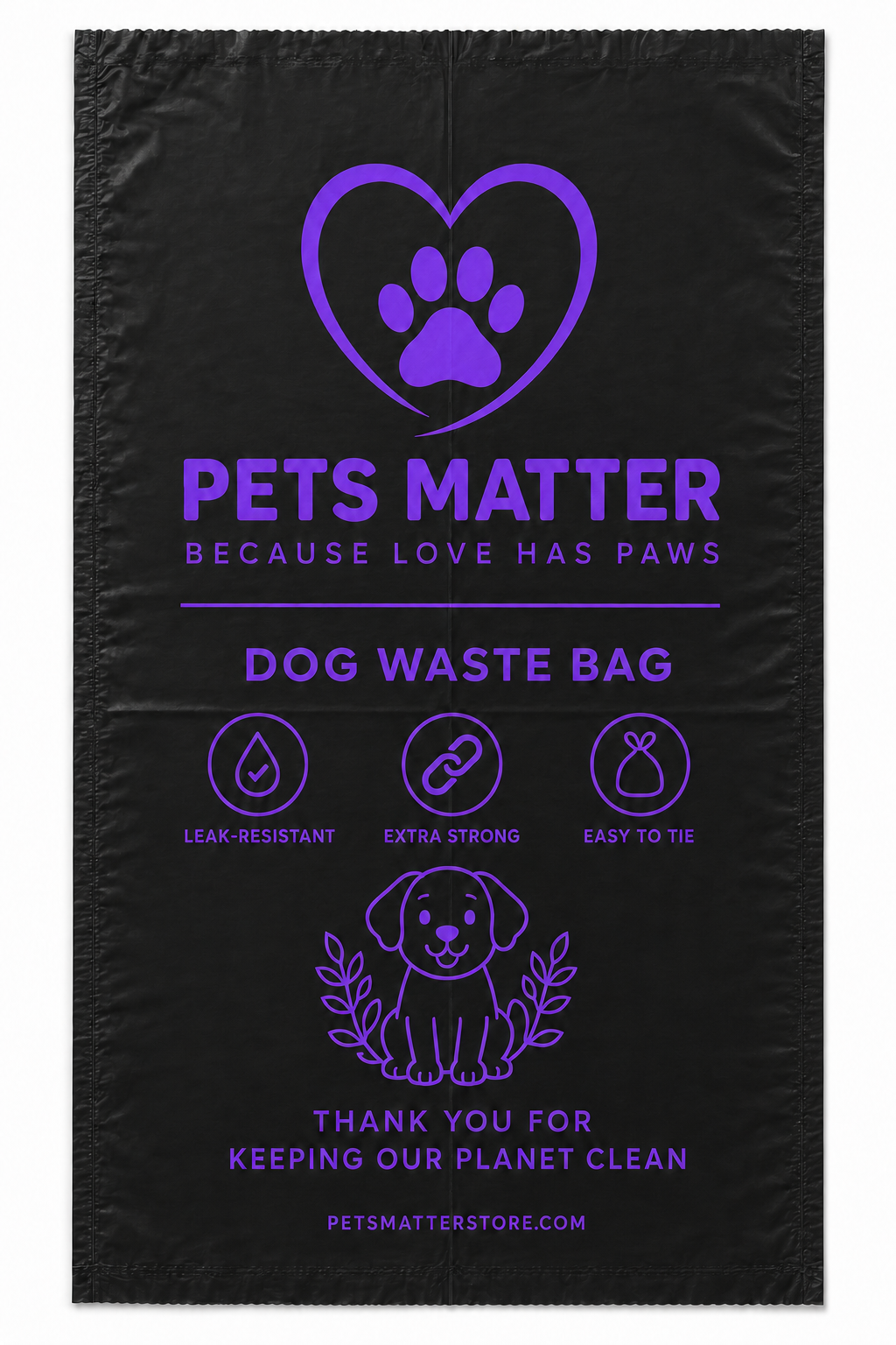 Dog Poop Bag Rolls, Odor Blocking, Unscented, 120 Ct | Leak Proof Extra Thick